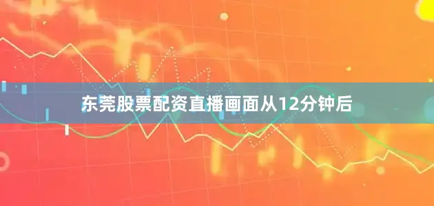 东莞股票配资直播画面从12分钟后