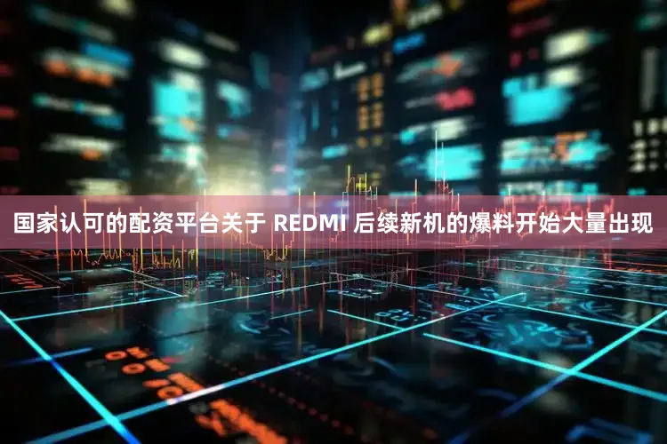 国家认可的配资平台关于 REDMI 后续新机的爆料开始大量出现
